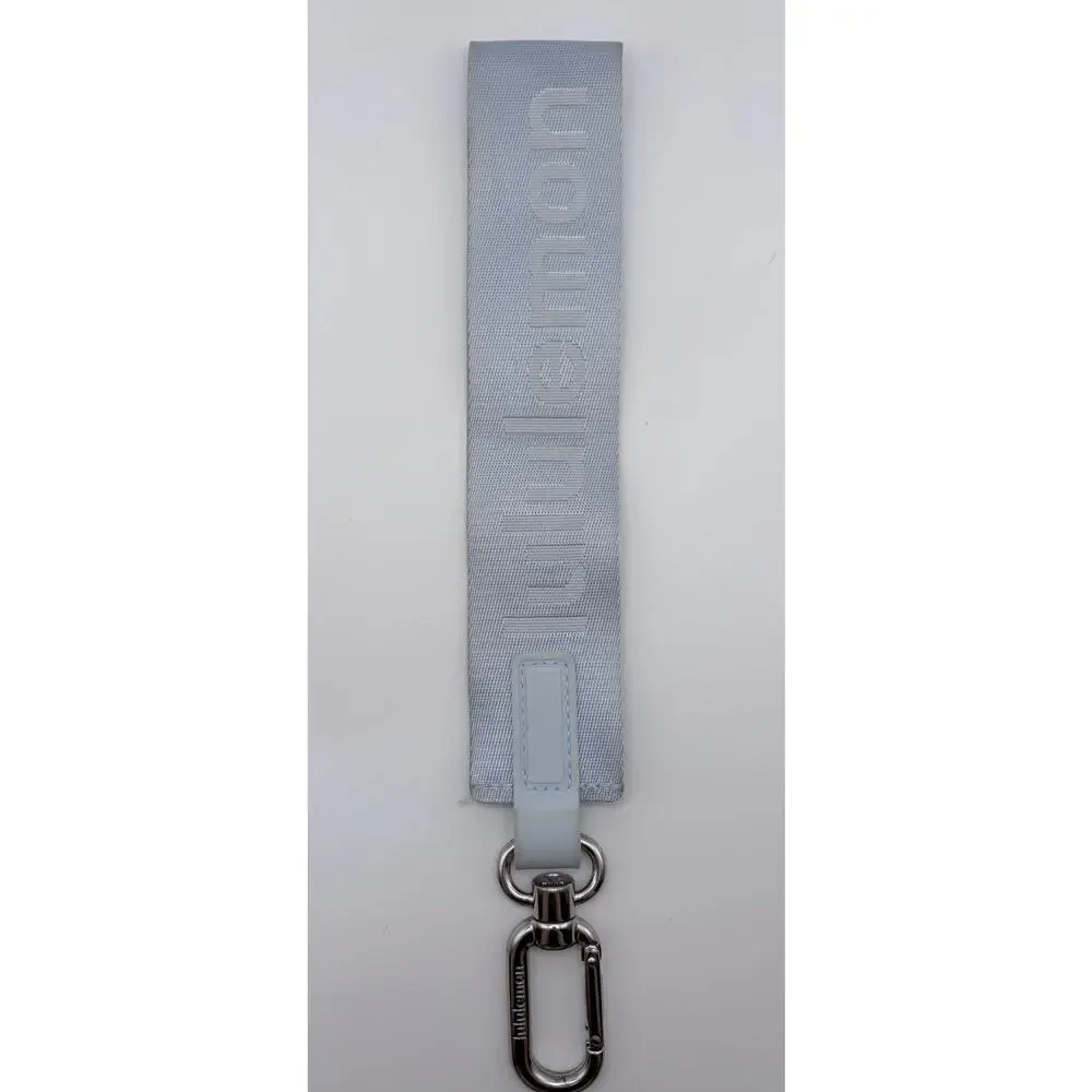 Lululemon Never Lost Keyfob in Pale Blue-Gray- Preowned
